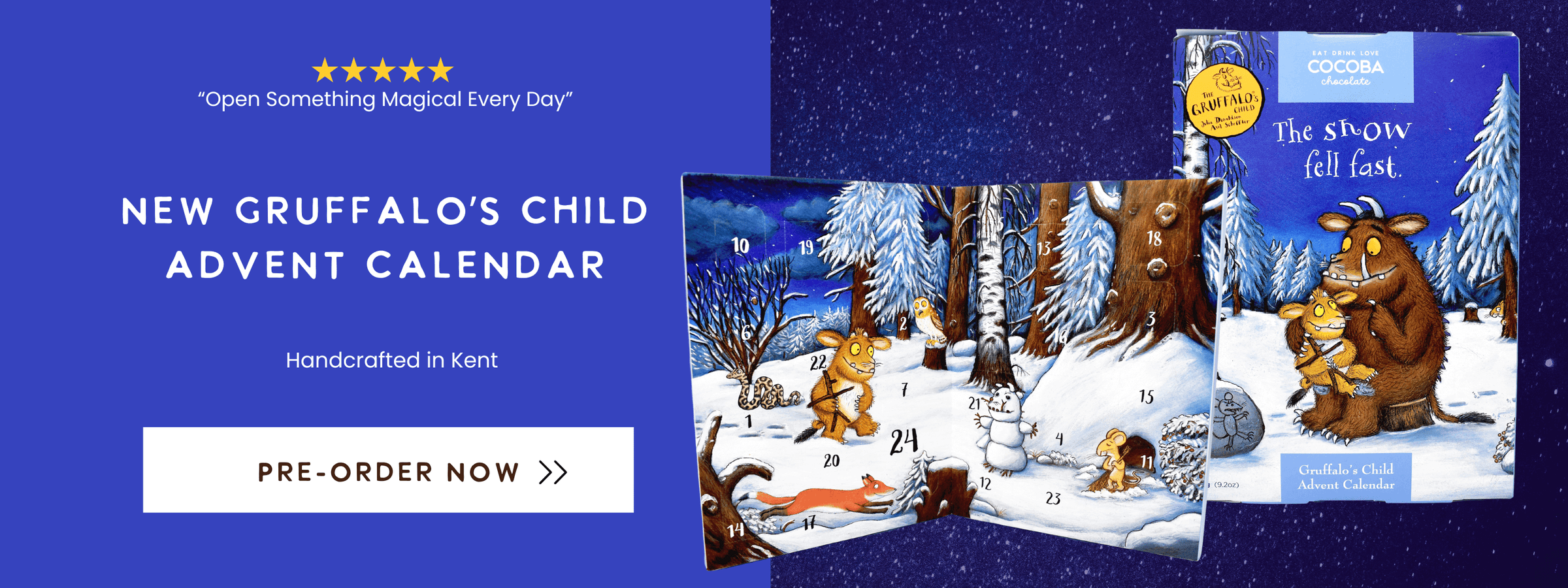 cocoba gruffalo chocolate advent calendar