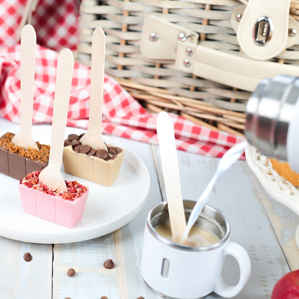 Best of British Millionaire's Shortbread Hot Chocolate Spoon