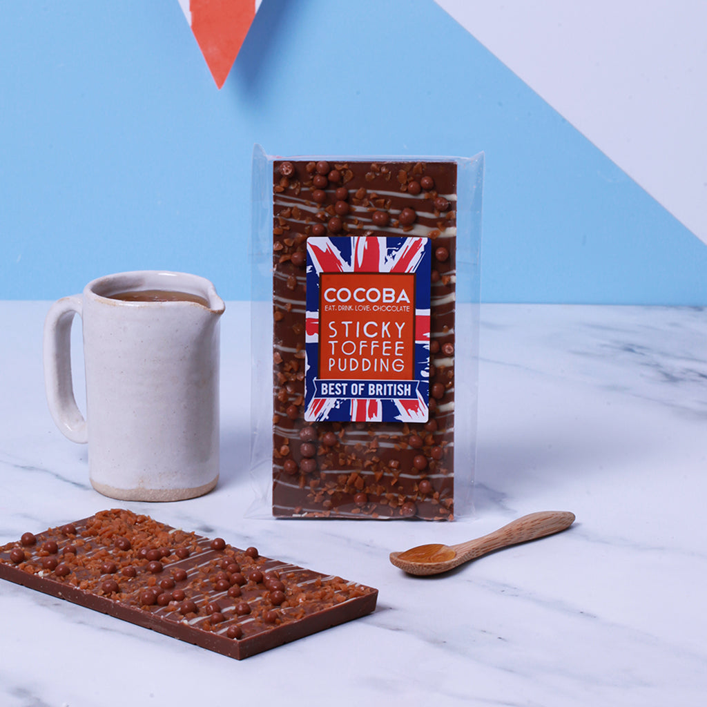 Best of British Sticky Toffee Pudding Chocolate Bar