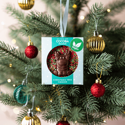 Vegan Chocolate Reindeer Tree Hanger