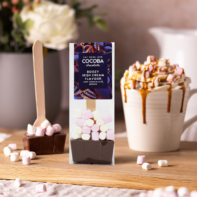Irish Cream Flavoured Milk Hot Chocolate Spoon