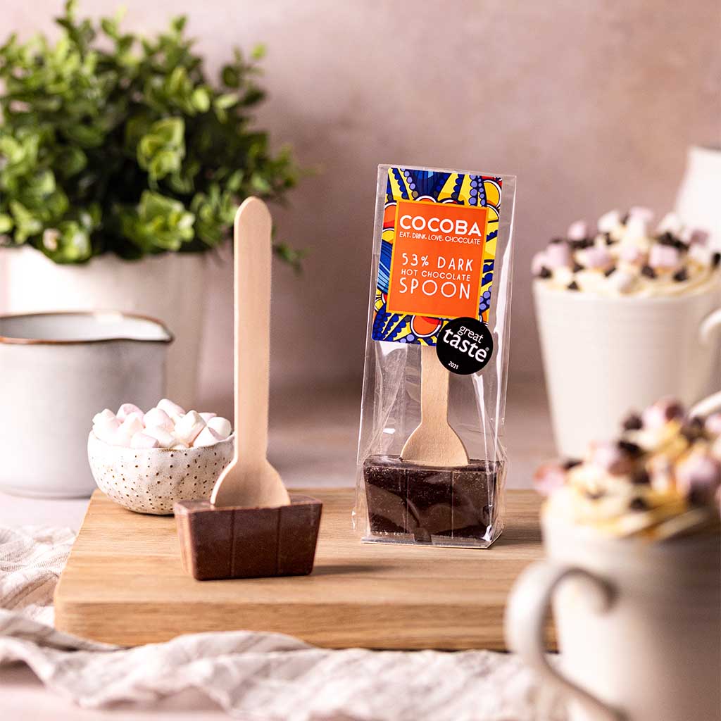 53% Dark Chocolate Hot Chocolate Spoon