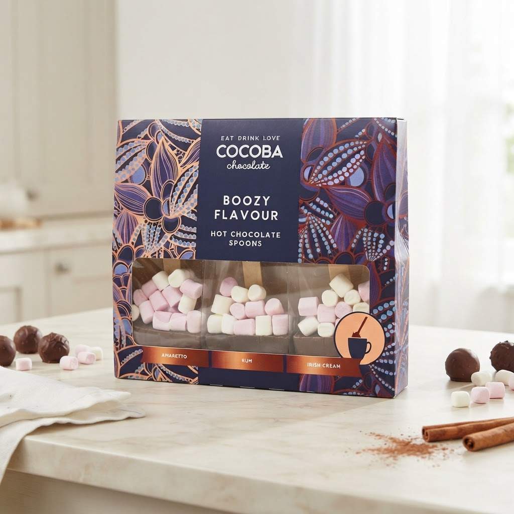Boozy Flavoured Hot Chocolate Spoon Set (3 spoons)