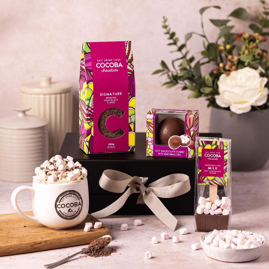Luxury Hot Chocolate Gift Set Cocoba