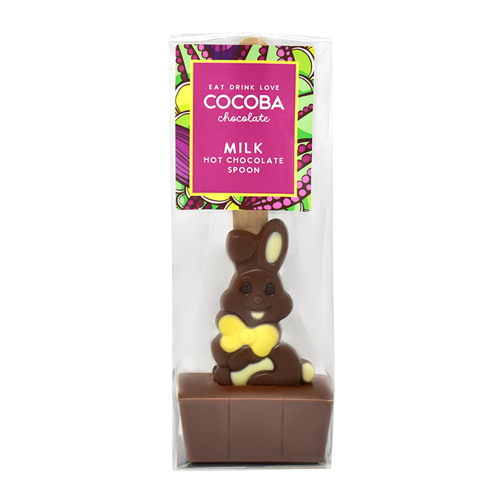 Easter Bunny Milk Hot Chocolate Spoon