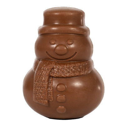 Milk Chocolate Snowman Hot Chocolate Bombe with Poppy Candy