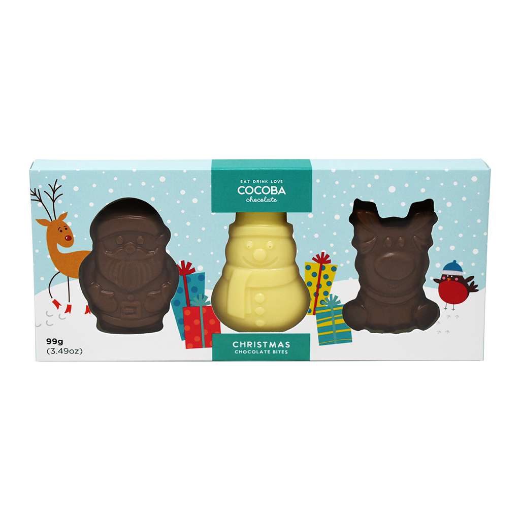 Christmas Character Chocolate Bites