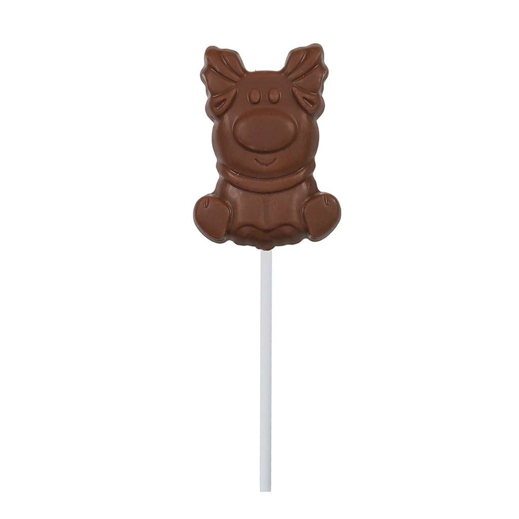 Christmas Reindeer Mil Chocolate Lollipop