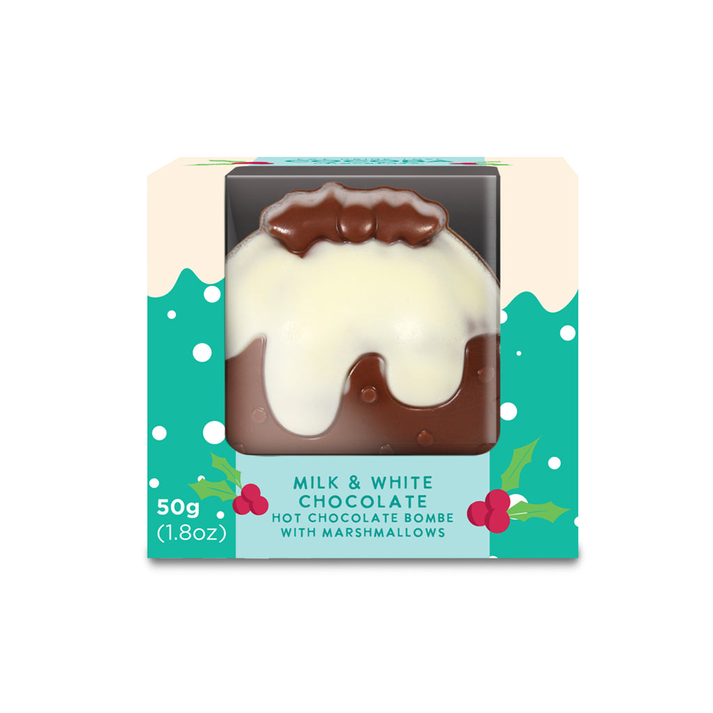 Christmas Pudding Hot Chocolate Bombe Gift