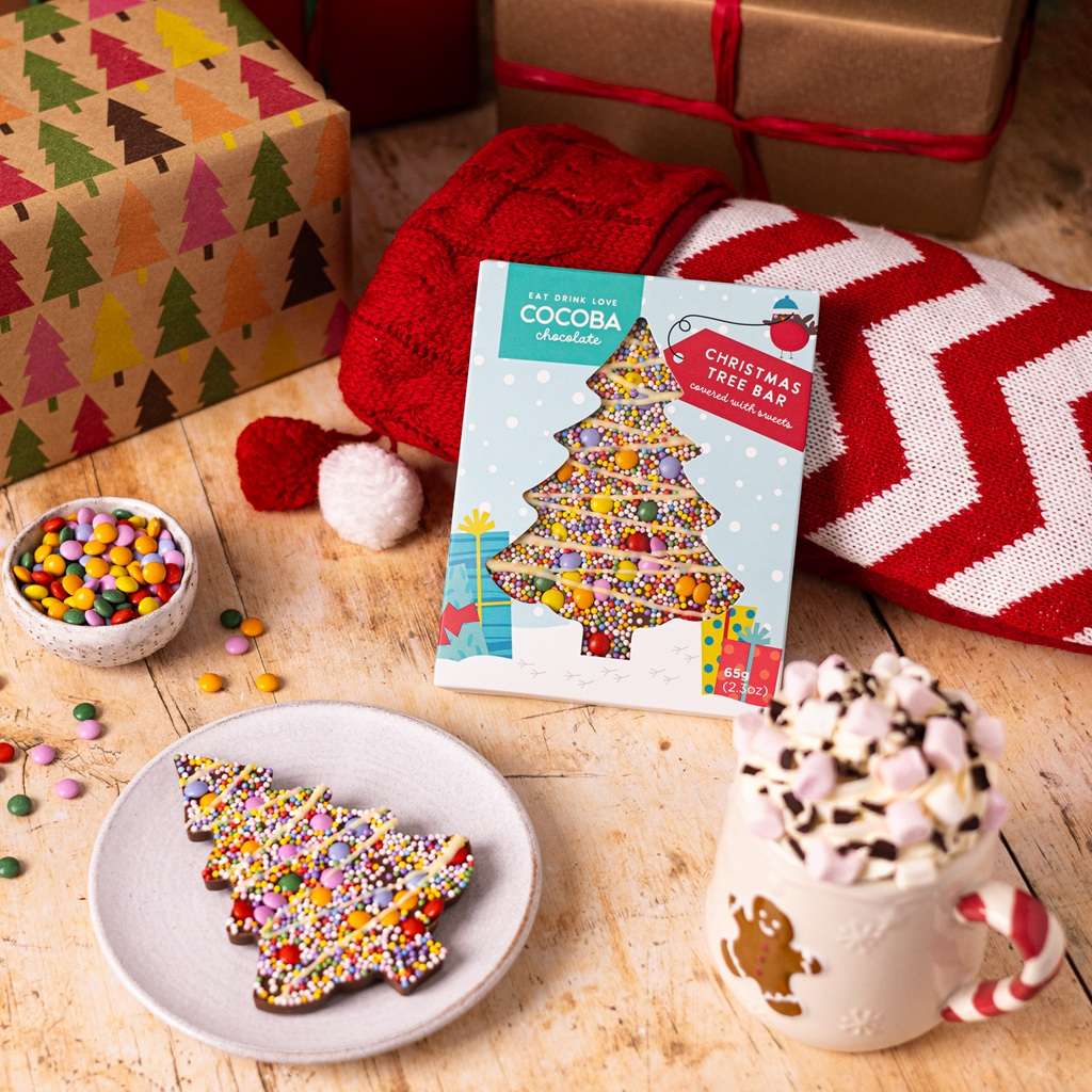 Christmas Tree Chocolate Bar