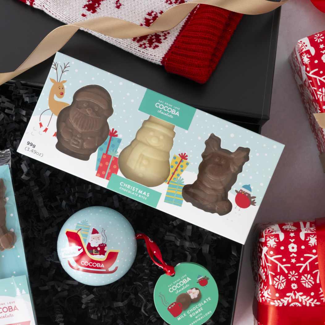 Christmas Character Chocolate Bites