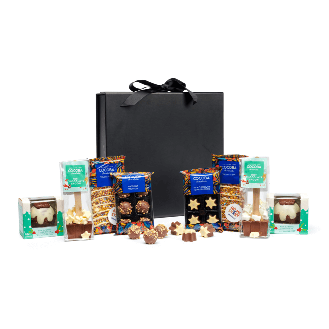 Christmas Eve Sharing Gift Set with a black gift box. 