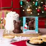 Christmas Reindeer Milk Chocolate Hot Chocolate Bombe