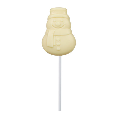 Christmas Snowman White Chocolate Lollipop