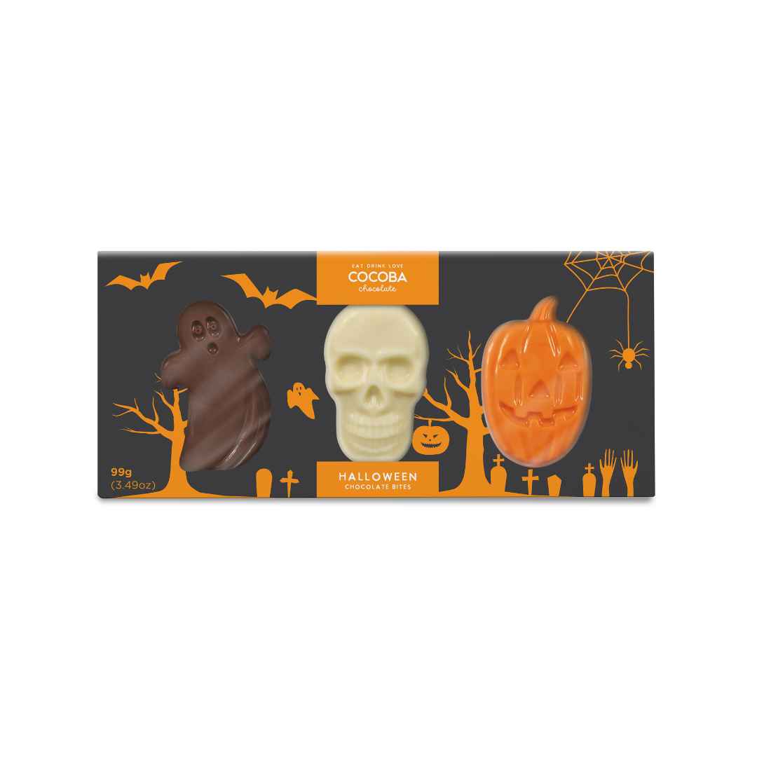 Halloween Character Chocolate Bites