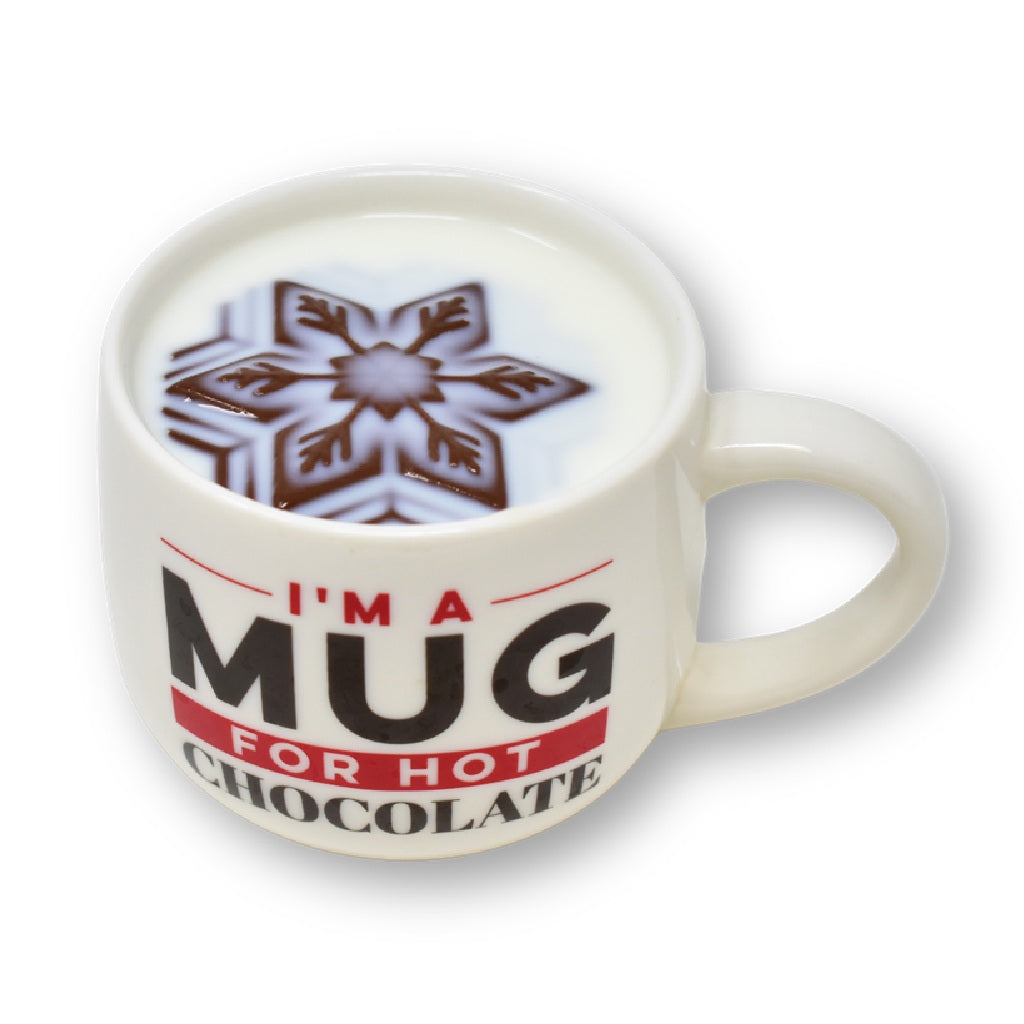 Cocoba Hot Chocolate Snowflake Melt in a mug 