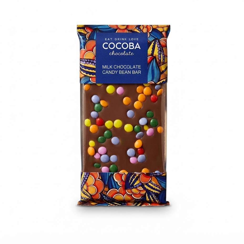 Cocoba Milk Chocolate Candy Bean Bar