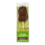 Milk Chocolate Dinosaur Lollipop with Sprinkles