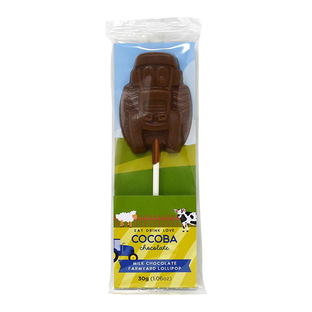 Milk Chocolate Farmyard Tractor Lollipop