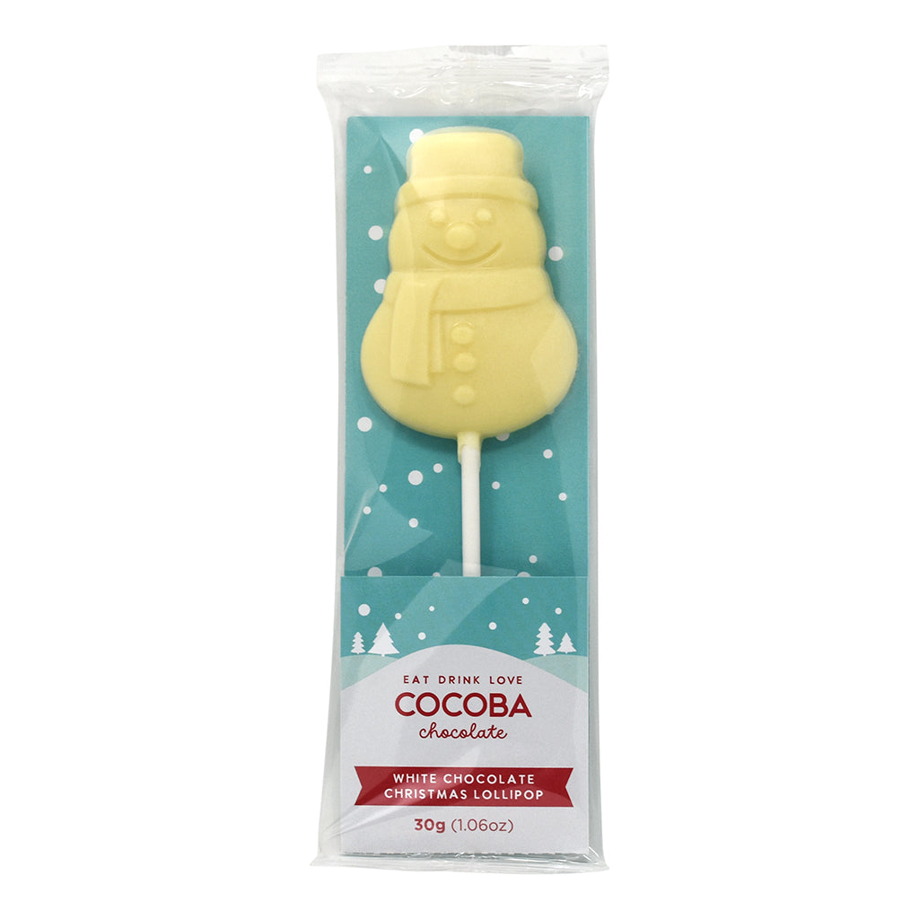 White Chocolate Snowman Lollipop
