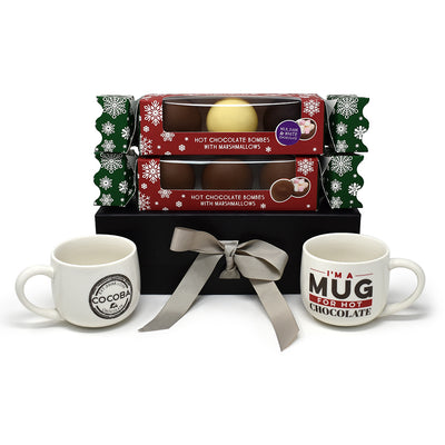 Hot Chocolate Bomb Christmas Crackers Gift Set