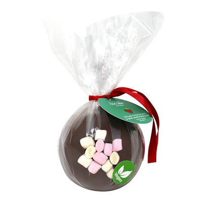 Vegan Chocolate Bauble with Marshmallows