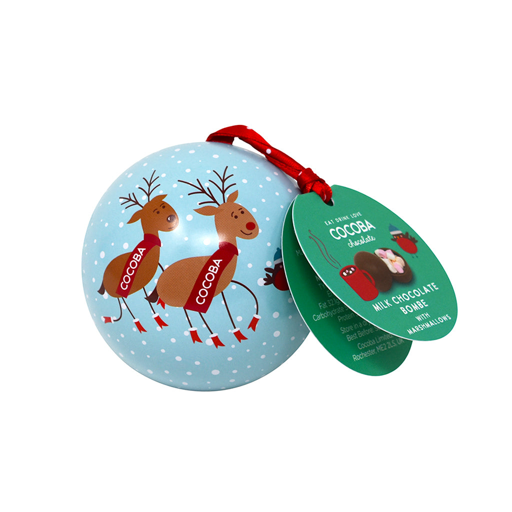 Christmas Hot Chocolate Tin Bauble