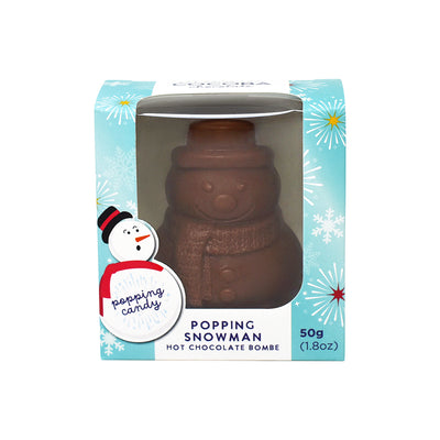 Popping Candy Snowman Hot Chocolate Bombe