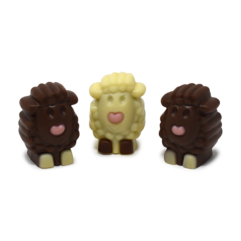 Milk and White Chocolate Sheep Truffles