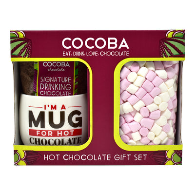 Signature Hot Chocolate Gift Set with Mini Marshmallows Bag