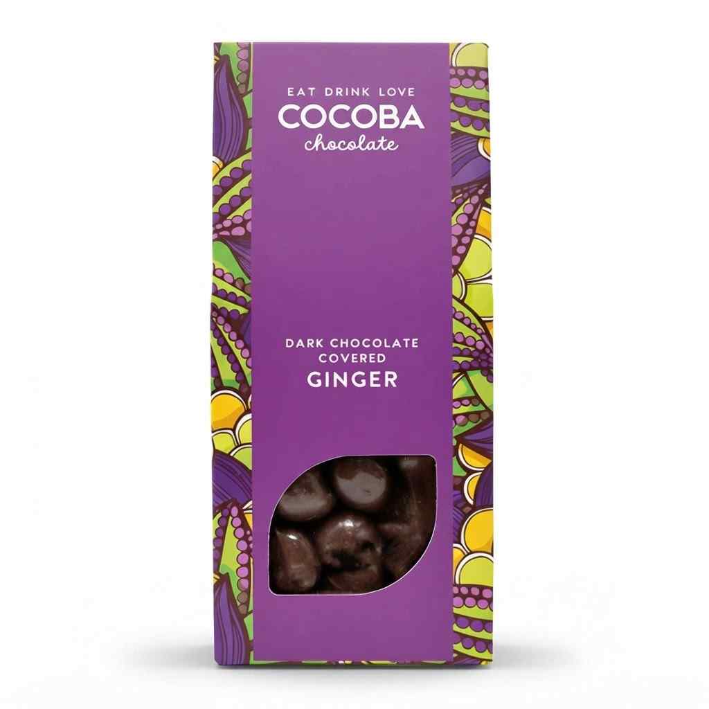 Dark Chocolate Covered Ginger Bites