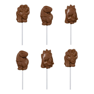 Milk Chocolate Dinosaur Lollipops Multipack