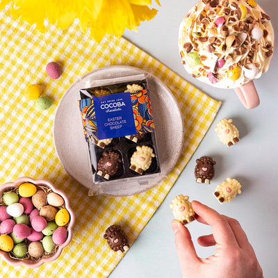 Easter Milk & White Chocolate Sheep Truffles