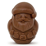 Christmas Santa Hot Chocolate Bombe with Mini Marshmallows Unwrapped (single)