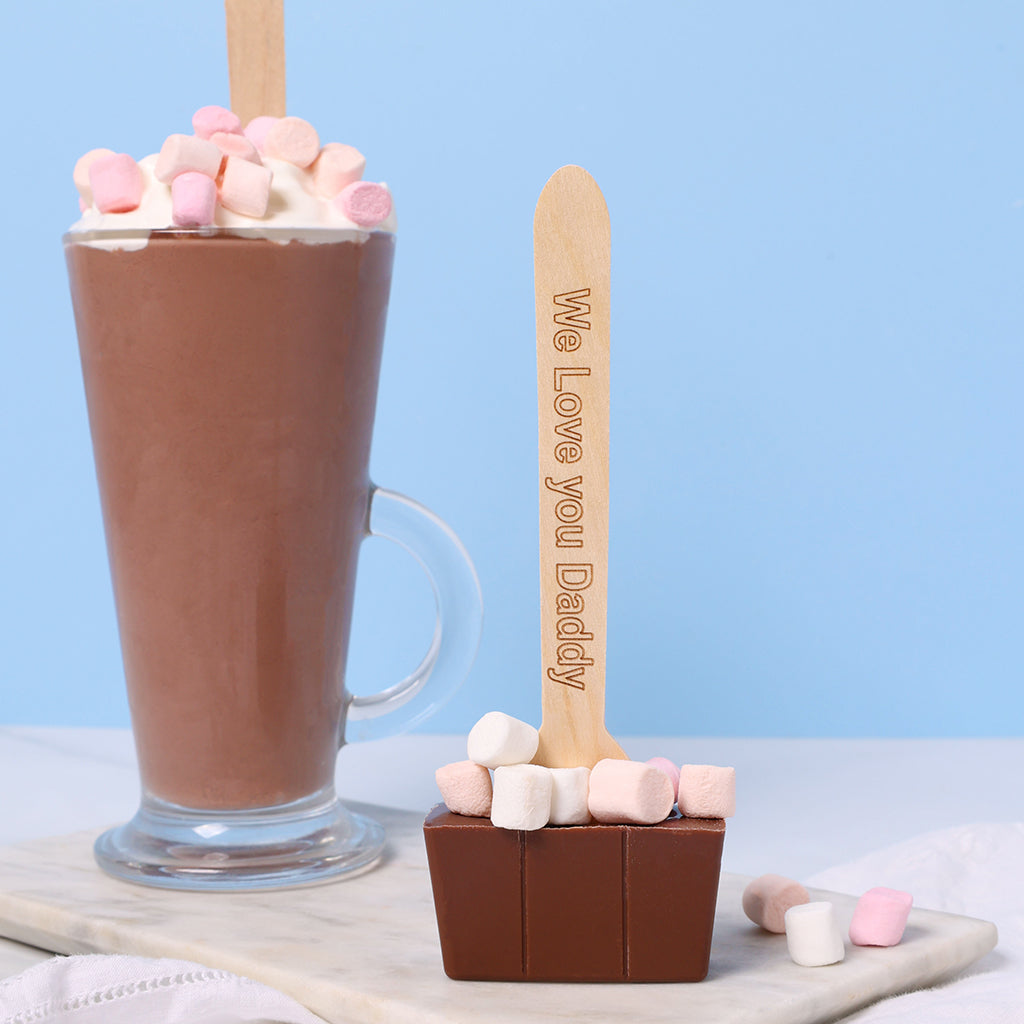 Father's Day Personalised Hot Chocolate Spoon Gift