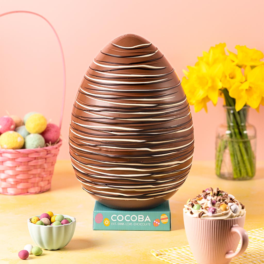 Giant chocolate easter eggs for sale discount