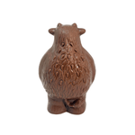 Giant Milk Chocolate Gruffalo from the back. 