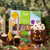 Cocoba Gruffalo Hot Chocolate Spoon Set with a garden scene 
