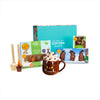 Gruffalo chocolates and hot chocolate collection with a Gruffalo mug in a bright Cocoba gift box