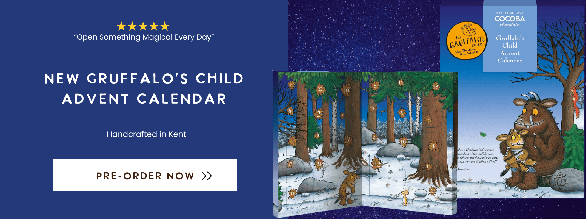 Gruffalo's Child advent calendar for Pre-Order Now