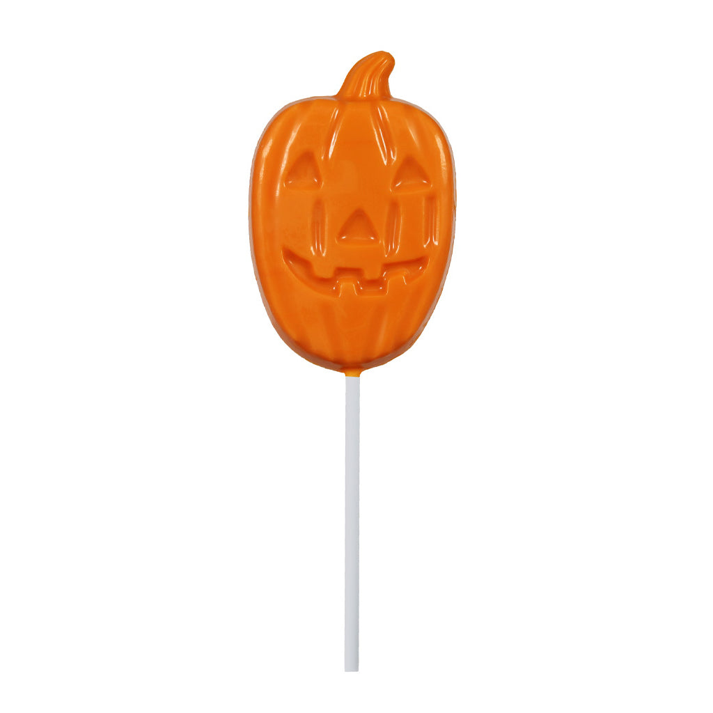 Halloween Pumpkin Orange Chocolate Lollipop