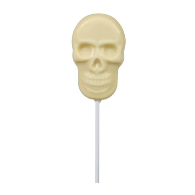 Halloween White Chocolate Skull Lollipop
