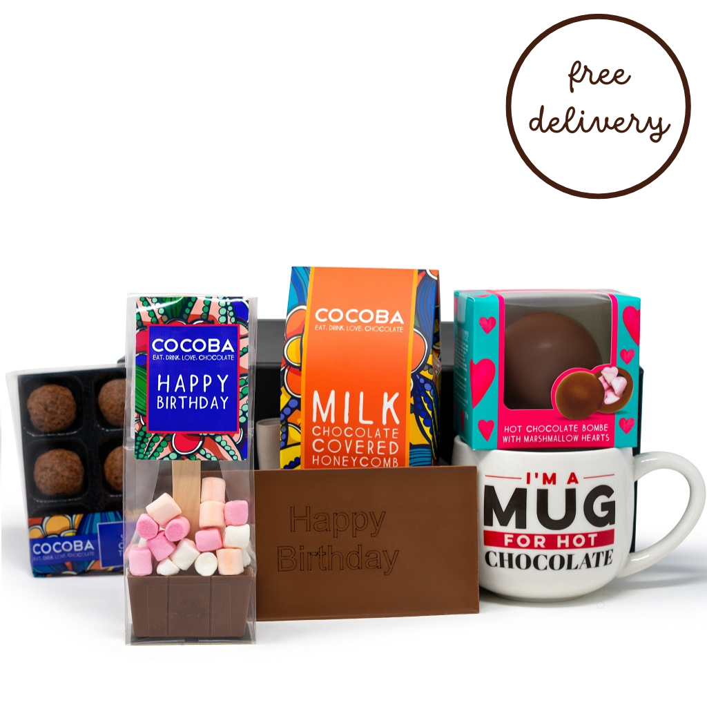 Happy Birthday Chocolate Gift Set with Free Delivery
