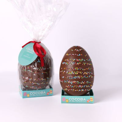 Vegan Milk Happy Hatchers, 250g Chocolate Egg including a Soft Toy Surprise