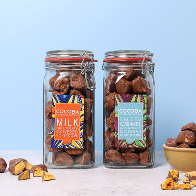 Chocolate Honeycomb Jars