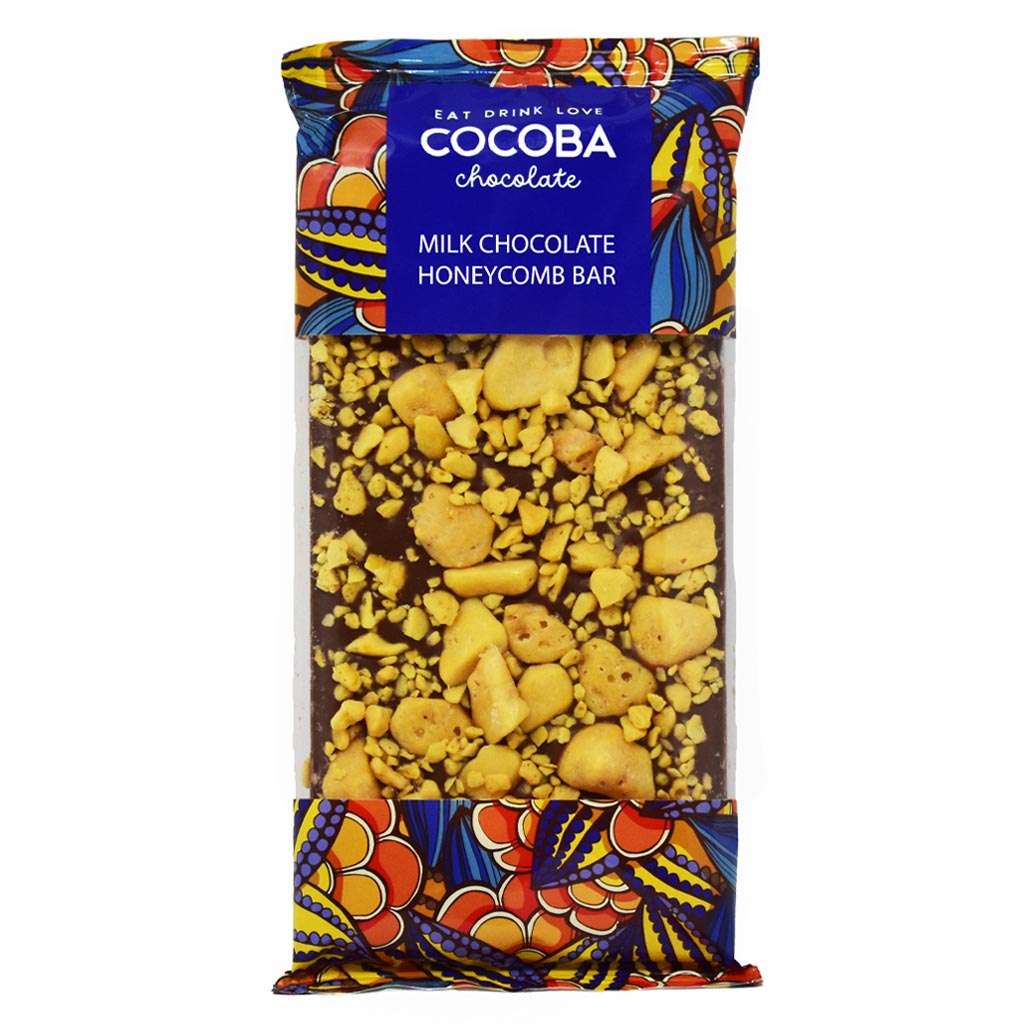 Honeycomb Milk Chocolate Bar From Cocoba