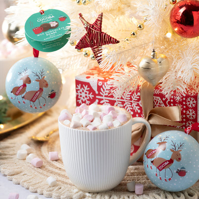 Hot Chocolate Bombe Christmas Bauble
