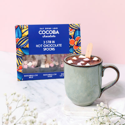 Hot Chocolate Spoon Gift Set with Marshmallows