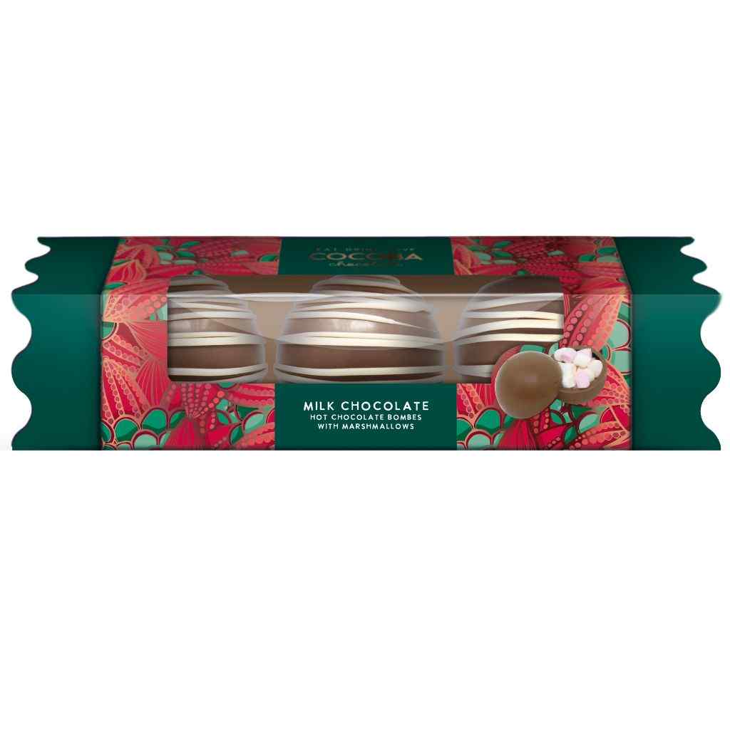 Milk Chocolate Hot Chocolate Bombe Cracker