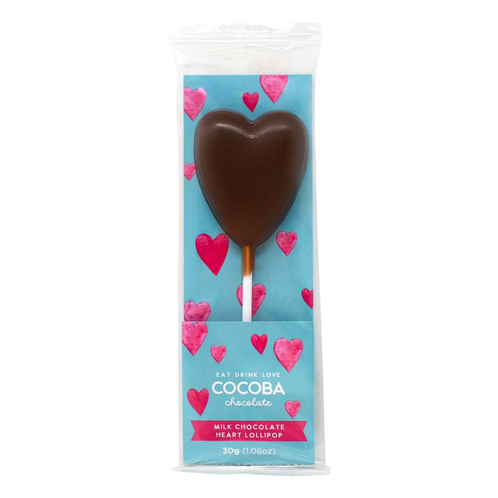 Milk Chocolate Heart Lollipop